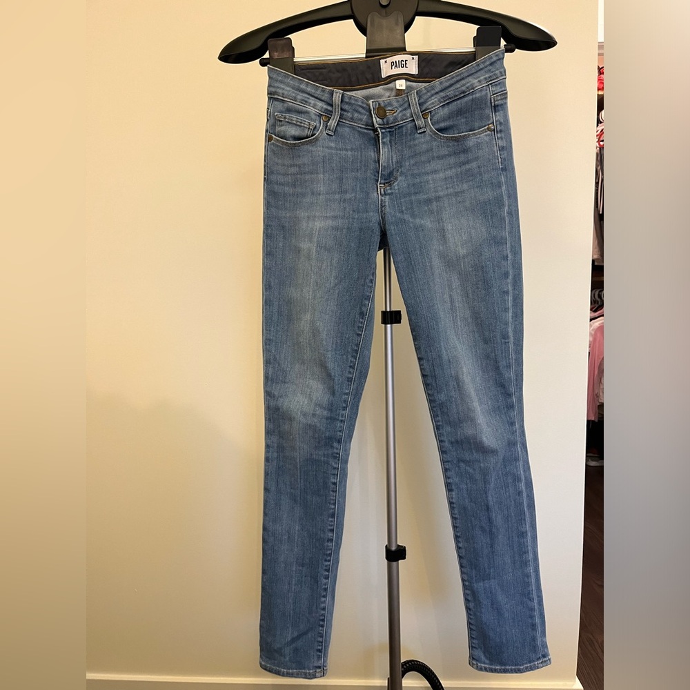 Paige Skyline Ankle Peg Jeans